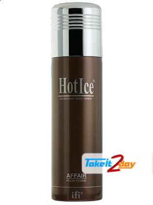 Hot Ice Affair Deodorant Body Spray For Women 200 ML
